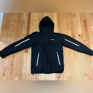 Women Small Black Columbia Omni-Heat Winter Snow Jacket